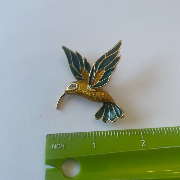 Humming Bird Brooch - Picture 3 of 4